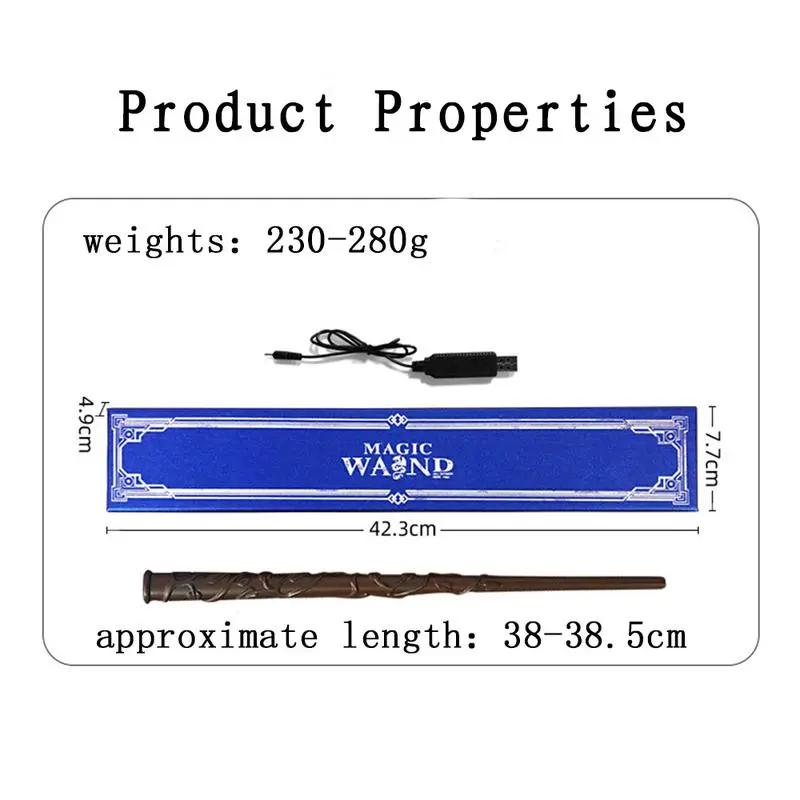 Magic wand, real magic wand, amazing effect reproduction, Halloween role play, tools, stick costume, role play party Dumbledore Props