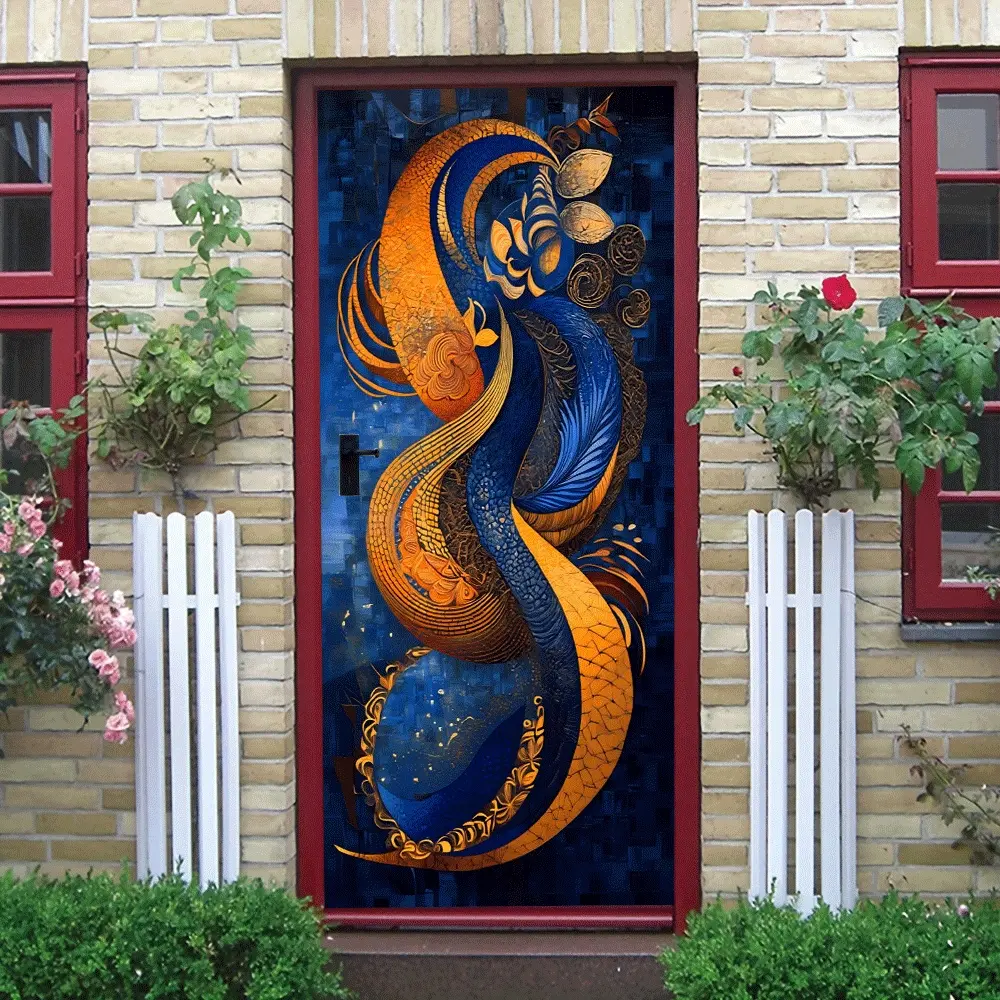 2pcs Chinese Style Dragon Pattern Art Wall Stickers Relief Effect Living Room Entrance Decorative Stickers Removable PVC Waterproof Self Adhesive Wall Decals New Year Spring Festival Home Decoration Chi