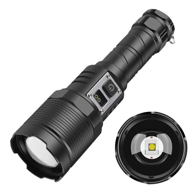USB Rechargeable Bright Flashlight, 5 Modes Adjustable Flashlights with ...