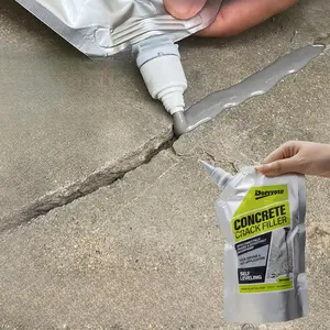 Concrete Crack Filler, Waterproof Concrete Crack Filler, Easy To Apply, Multipurpose Repair Tool for Home Decoration, Roof Repair, Concrete Caulking Adhesive