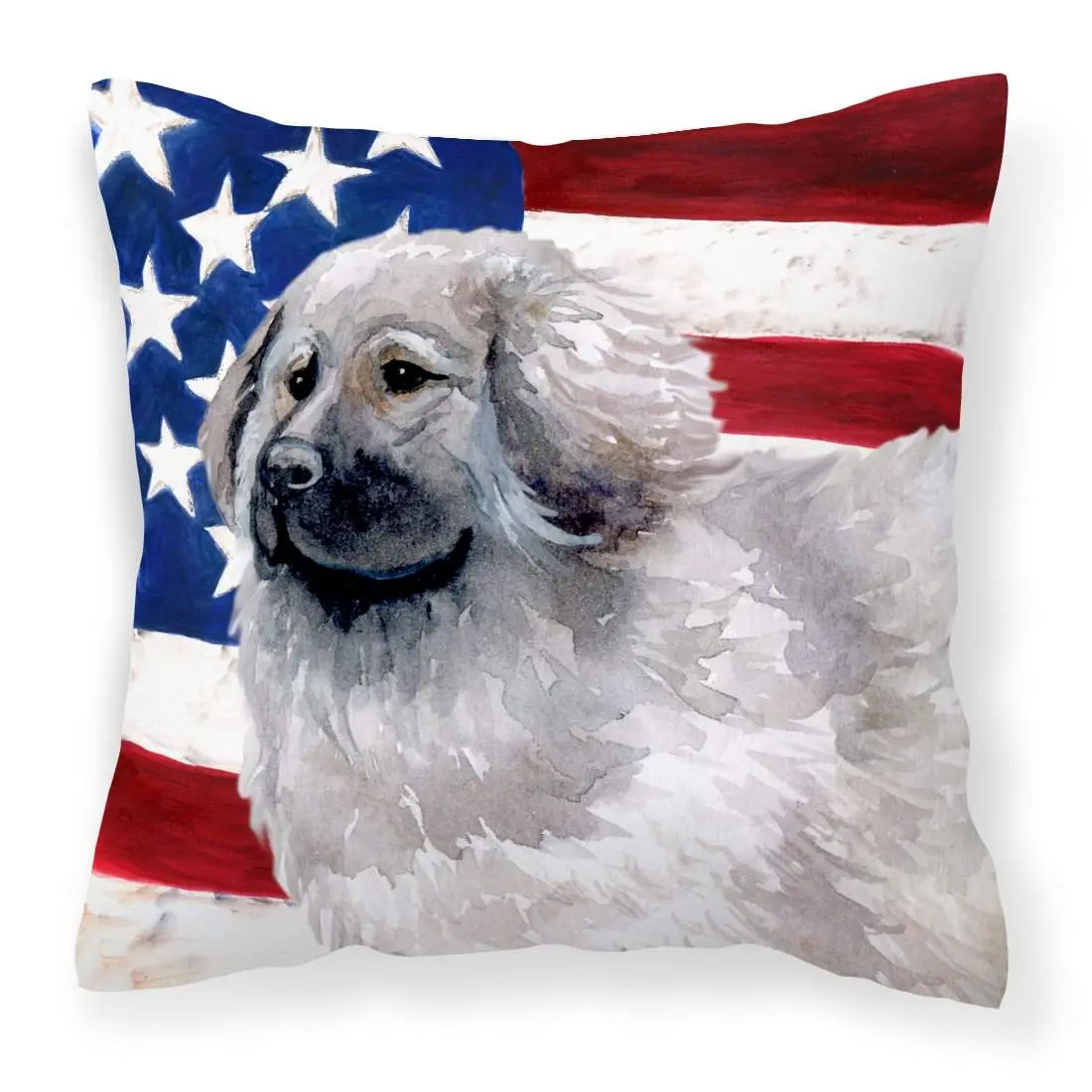 Moscow Watchdog Patriotic Handmade Craft Polyester Cushion, Vibrant Durable Decorative Pillow, 18x18 in Textile Soft Furnishing (BB9673PW1818)