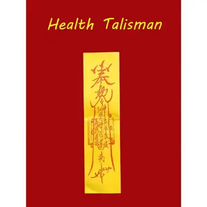 Health Talisman| Energy to Enhance Body's Resistance| Strongest Taoist Magical Tool| Consecrated by Taoist Priest| Hand-Stamped| Full of Magical Power