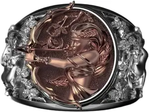 Artemis Aphrodite Athena Ring Ancient Greek Mythology Goddess Minimalist Dainty Hecate Ring,Open Ring