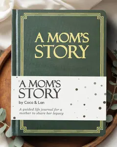 Mom's Life Story Journal (Hardcover): A Meaningful Keepsake for Mom to Share Her Journey and Memories, Book Includes 250+ Prompt Questions