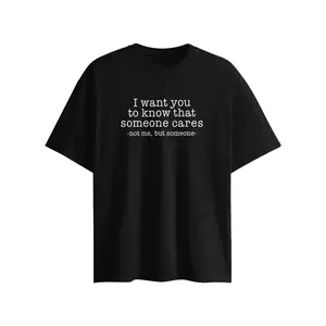 Sarcastic Quote Tee – Funny Graphic Shirt with ‘Someone Cares Not Me’, Unisex Dark Humor Style