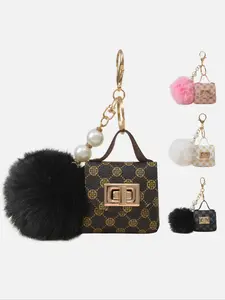 Mini Cute Bag Keychain Bag Charm, Unisex Casual Versatile Key Ring, Birthday Gift Fashion Accessory, Perfect for Bags and Keys