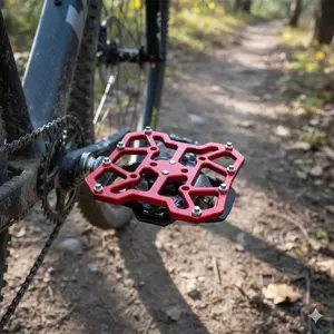 Lightweight Aluminum Pedal Adapter: Universal MTB & Road Bike Non-Slip Conversion Kit, Easy-Install Durable Anti-Rust Riding Gear, Anti-Skid Universal Pedal Converter for Bicycles