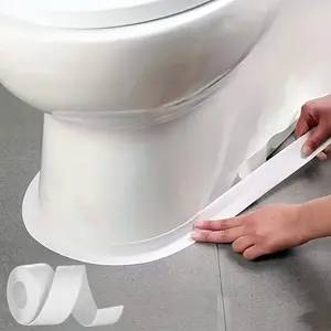 Caulk Tape, Toilet Caulk Strip , Traditional Caulking Replacement, Caulking Sealant Tape for Kitchen, Sink, Bathroom, Countertop, Shower, Bathtub Edge Protector (1.5" x 10.5Ft)
