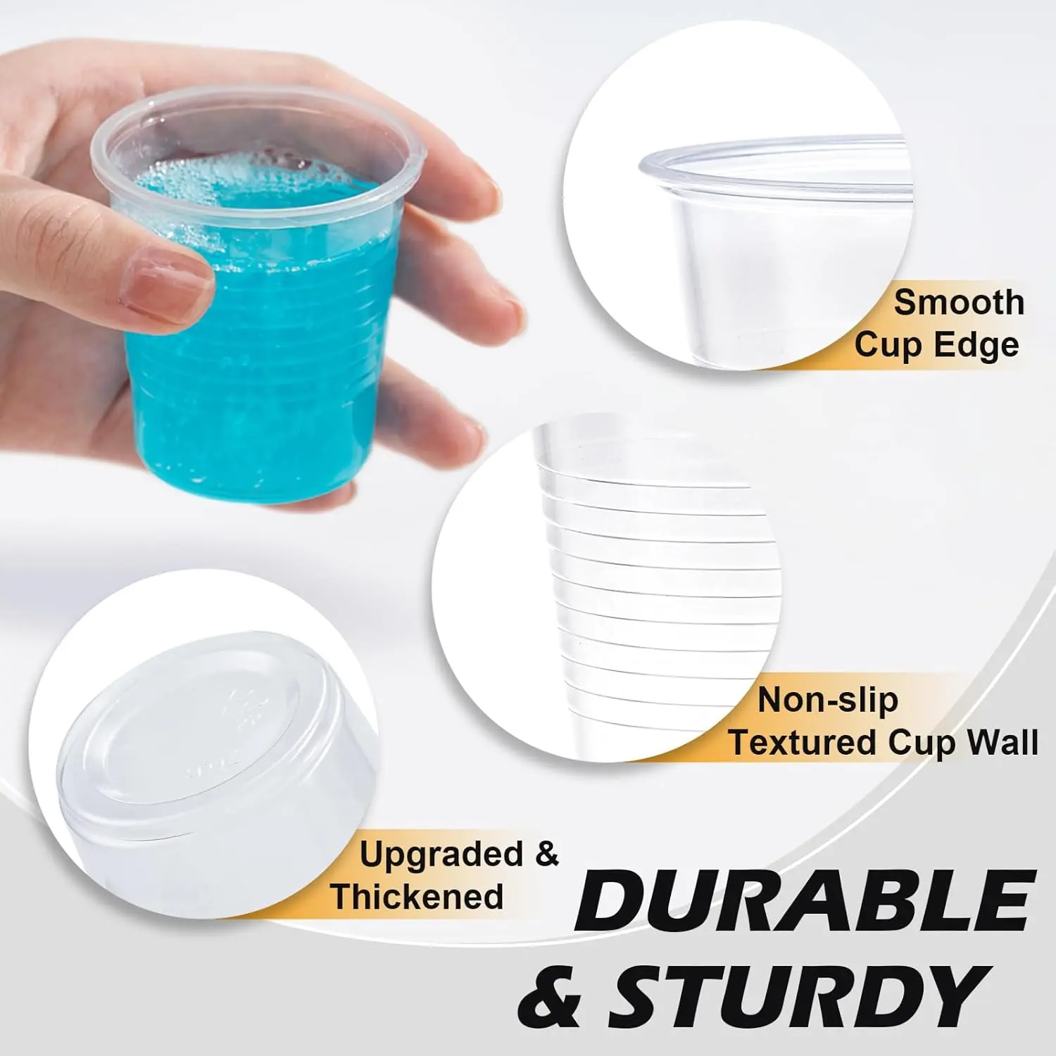 100 Pack 3 oz Plastic Cups, Clear Disposable Plastic Cups Bulk, Small  Mouthwash Cup, Cold Drinking Cup for Travel, Bathroom, Travel, Picnic -  TikTok Shop