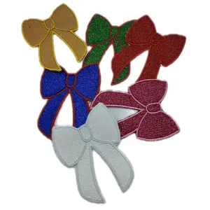 Set of 2 Viral Glitter Embroidery Patches for Fabric Items - Pullover