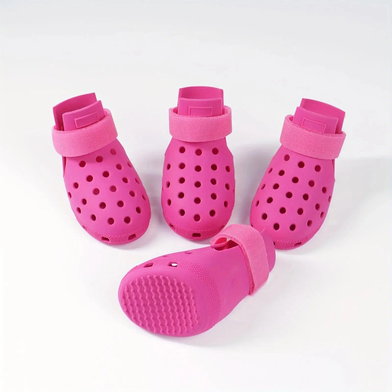 Pet Shoes Silicone Rain Shoes Dirt Resistant Slip Resistant Waterproof Dog Shoes Small Medium Dog Teddy Shoes