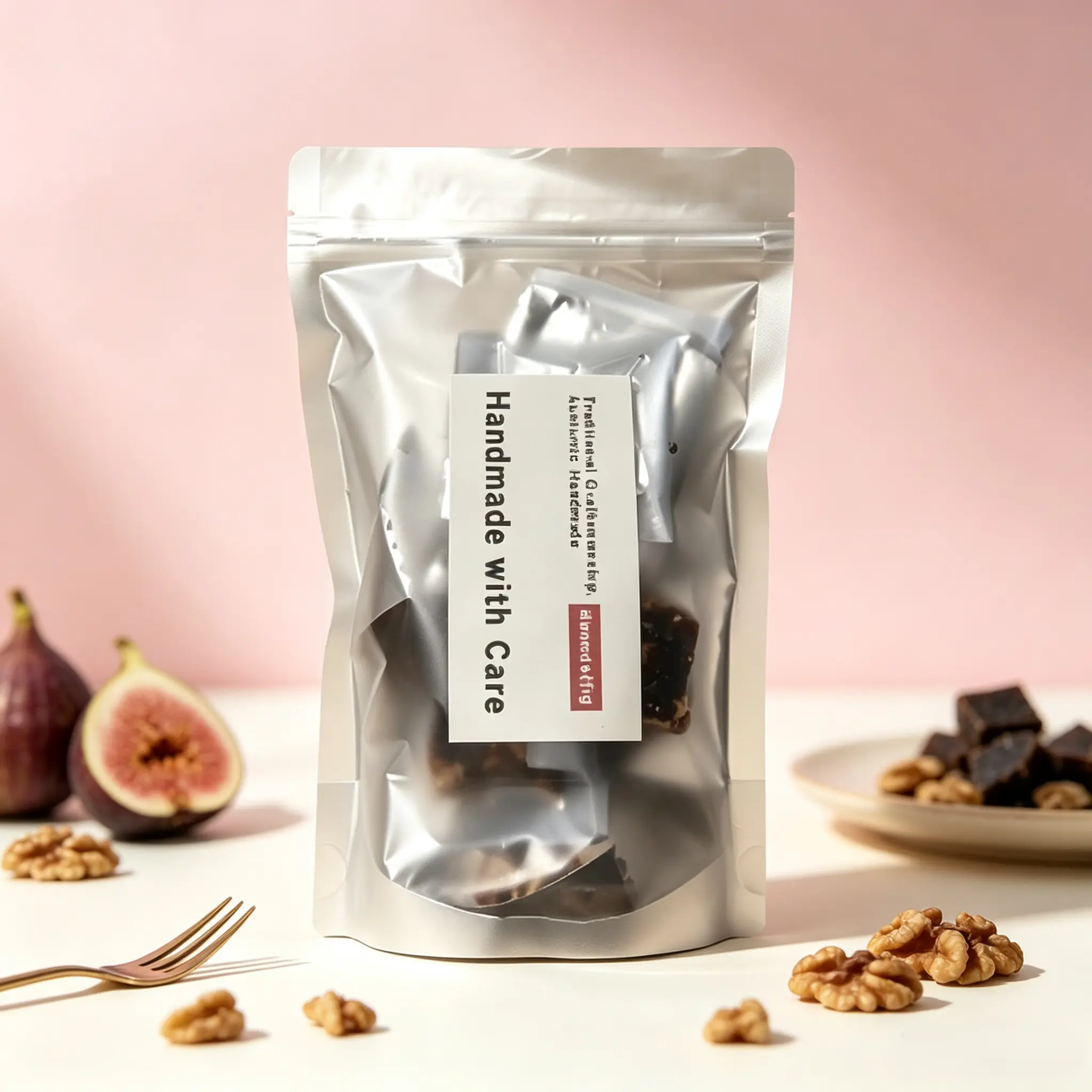 Black sesame, fig, and walnut pie – made with high-quality ingredients! Healthy and reliable.