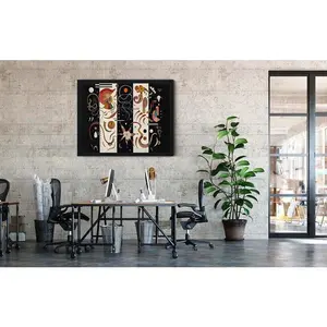 Striped by Wassily Kandinsky Poster