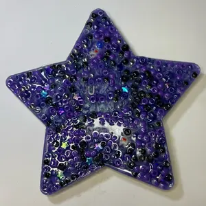 SILICONE PICKY PAD - X-Large Galaxy Star - Handmade Fidget Sensory ASMR Toy/Tool