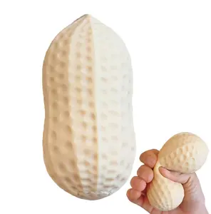 Peanut Shaped Squeeze Toy Stress Relief Fidget Toy for Adults & Kids Slow Rebound Cute Design Mystery Element Hand Exercise Relaxation