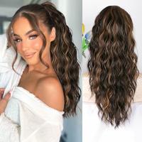 20‘’-Dark Brown with Honey Blonde