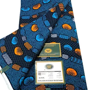 Authentic African Print 100% Cotton 6yards