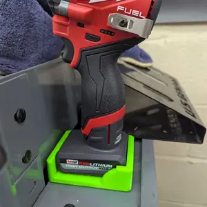 Magnetic Milwaukee M12 Drill & Battery Holder – Heavy Duty 3D Printed Mount