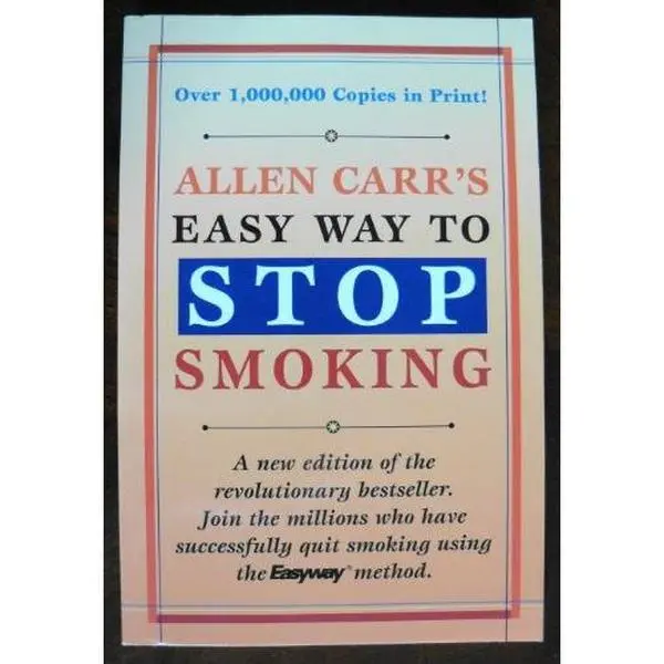 Used Paperback Book - Allen Carr's Easy Way to Stop Smoking (Bestseller for Smokers Looking to Quit, Good Condition, Barnes & Noble Associated) - English