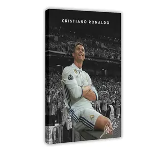 Football Cristiano Ronaldo XIII Canvas Poster Wall Art Decoration For Home Bedroom Office Living Dorm Room Decor Boys Girls Gift