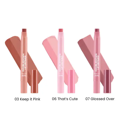 03 Keep it Pink + 06 That's Cute + 07 Glossed Over