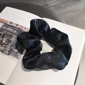Silk Satin Scrunchies, Soft Aesthetic Hair Ties, Cute Pastel Hair Accessories, Gentle Ponytail Holder For Women Girls