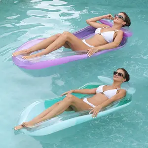 Swimming Pool Float Hammock, Multi-Purpose Inflatable Hammock Pool Hammock (Saddle, Lounge Chair, Hammock, Drifter)Inflatable Pool Float Lounge Relaxing Water Float Bed for Summer Pool Party