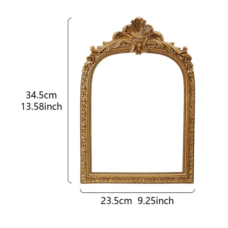 Resin Mirror Fish Wall Decor, Creative Home Decoration Craft Statue, Special Design for Family Wall Art, Photography Prop