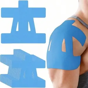 10 Count Kinesiology Tape for Shoulder Pain ReliefPre Cut Sports Waterproof Breathable EnhanceElastic Kinesiology Athletic Tape for ShoulderSupport and Muscle Baseball Sports