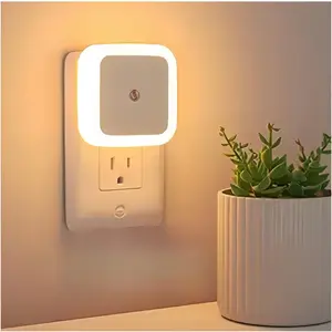 Small Night Light Portable Plug-In LED Warm Light 6 Pack Eye Protection for Bedroom & Baby Nursing Cozy Ambiance Plug-In Design