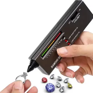 Portable Diamond Tester Pen: Gemstone Authenticity Detector for Diamond Jade Crystal Jewelry, Accurate & Fast Professional Hardware Tool for Gem & Jewelry Identification