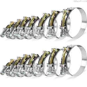T-Bolt Hose Clamp Set, 14 count Heavy-Duty Turbo Intake Radiator Hose Clamps, 304 Stainless Steel, Sizes 1" (32-37mm) to 3" (83-91mm)XXPacePivot9