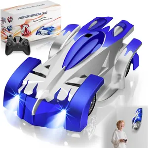 Wall Climbing Remote Control Stunt Car with 360 Degree Rotation |   Dual Mode Rechargeable RC Toy with Headlight for Boys Ages 3+ |   Drives on Walls & Floors for Crazy Tricks |   Cool Blue Gift for Kids |   Valentine’s Day Countdown – Drive Love Higher!