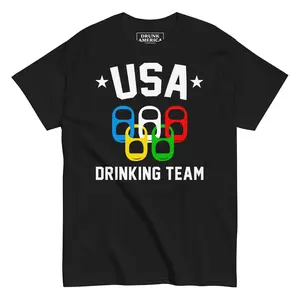 USA Drinking Team Graphic T-Shirt
