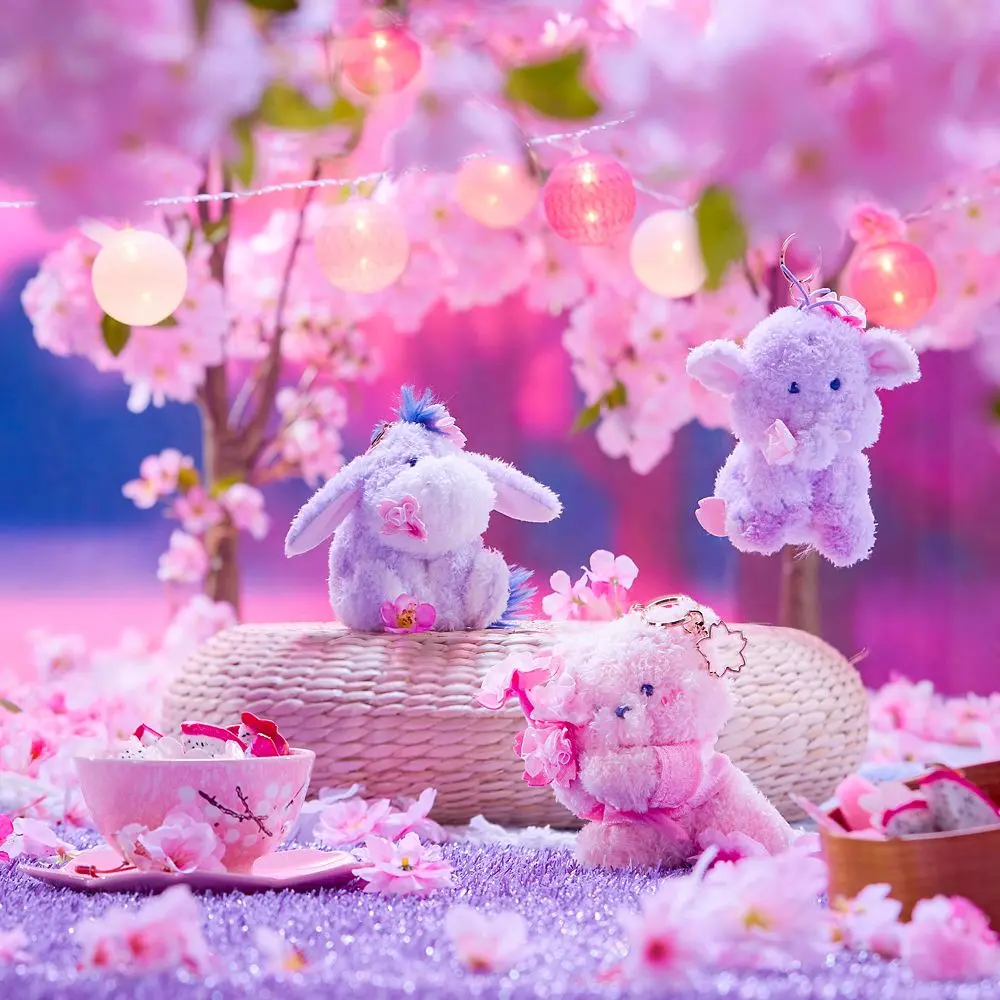 Disney Store Winnie the Pooh Sakura Plush Keychain – Disney Store