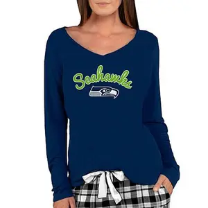 Football Fan Shop Officially Licensed NFL Ladies Marathon Long-Sleeve Top - Seahawks