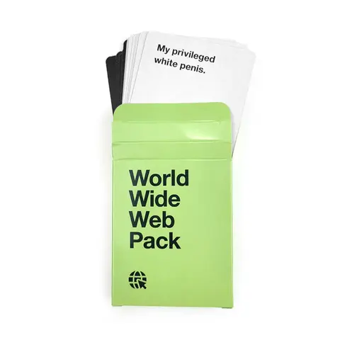World Wide Web Pack Card Game, 1 Box Cards Against Humanity Mini Expansion Card Game, Funny Card Game for Adults, Card Games for Teens, Party Game, Booster Packs, Additional Game Cards