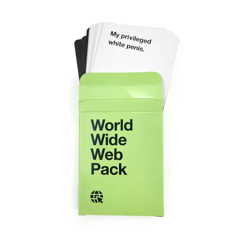 World Wide Web Pack Card Game, 1 Box Cards Against Humanity Mini Expansion Card Game, Funny Card Game for Adults, Card Games for Teens, Party Game, Booster Packs, Additional Game Cards