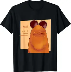 Marcus the Worm Where Is Jimbo James Funny Meme T-Shirt Pure Cotton Graphic Tees: Unisex Gifts for Men Menswear Soft