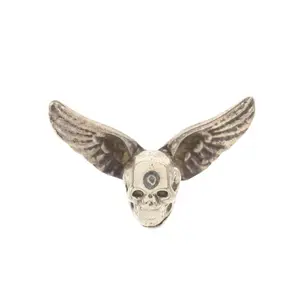 Pre-owned Chrome Hearts Sterling Silver 925 (Ag925) Small Leather Goods FOTI MAHALIA Silver Earring