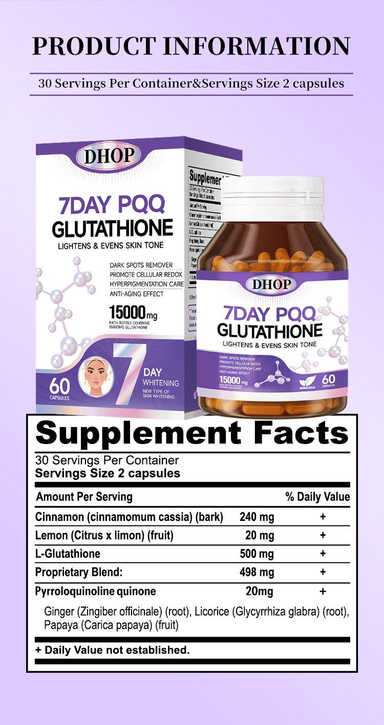 Tired of Dull, Uneven Skin? 7DAY PQQ Glutathione is Here!