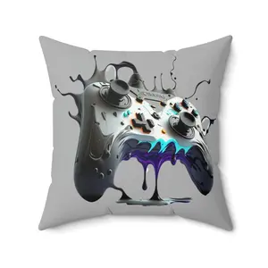 Game Controller Pillow, Gamer Gift, Gaming Decor ( 14" X 14" )