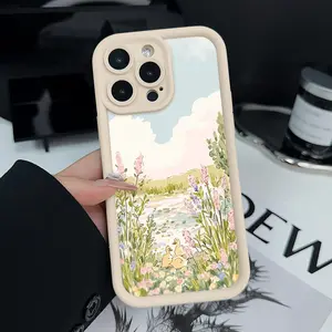 Little Yellow Duck Pattern Phone Case Soft Case for iPhone 16 15 14 Pro Max 13 12 11 XR XS Plus Shockproof Drop Protection Rugged Durable Silicone Cover