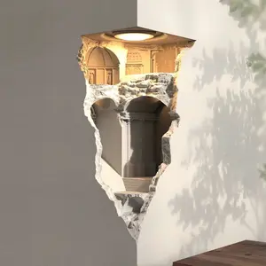 Corner Embedded Sconces Modern Wall Lamp for Bedroom Indoor Wall Light Fixture Home Decor Walkway Aisle Wall Sconce Lighting