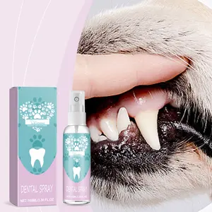 Pet Dental Spray — Care and Cleaning for Pet Oral Health, Removes Stains and Reduces Yellowing