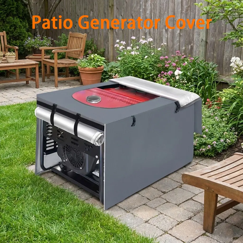 Generator Cover Outdoor Patio Backyard Camping RV Motorhome Generator Cover Emergency Power Supply Cover Home Backup Power Generator Cover Top Flip-Open Windproof Generator Cover
