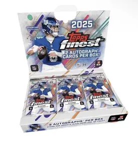 2025 TOPPS FINEST FOOTBALL HOBBY HALF CASE BREAK (4 BOXES) Sports Trading Card Sports Card Pack