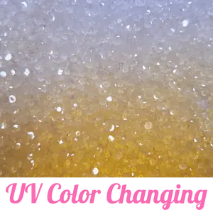UV Color Changing Resin Rhinestones | 3mm, 4mm, 5mm mix