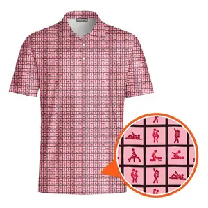 XO Polo Funny Golf Polo Shirts Golf Doodle Polo