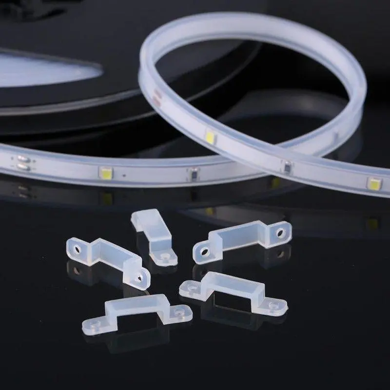 50Pcs Plastic Fixed Clamp LED N2L8 Strip Light Clamp Lighting Accessories